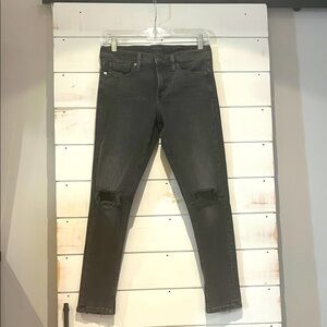 Banana Republic premium denim jeans, mid-rise, skinny size 27P.
